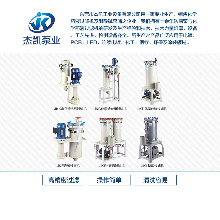 化學藥液過濾機的常見故障及解決措施